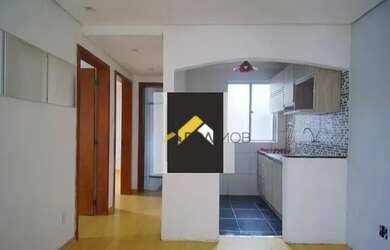 Imagem: O apartamento possui 2 Dormitórios, 1 Banheiro, 1 Vaga na garagem