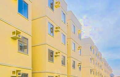 Imagem: O apartamento possui 2 Dormitórios, 1 Banheiro, 1 Vaga na garagem