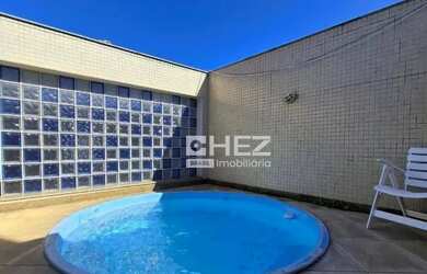 Imagem: O apartamento na cobertura possui 4 Dormitórios, 5 Banheiros