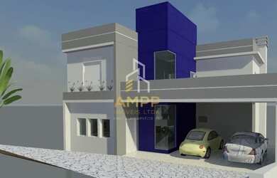 Imagem: A casa possui 3 Dormitórios, 3 Banheiros, 2 Vagas na garagem