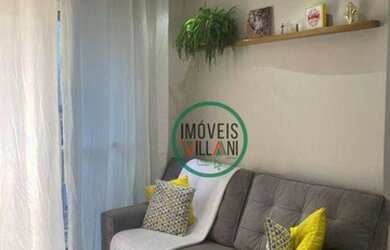 Imagem: O apartamento possui 2 Dormitórios, 1 Banheiro, 1 Vaga na garagem