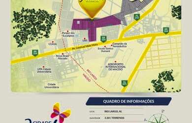 Imagem: O terreno possui 49m² de Área e está localizado em Cidade