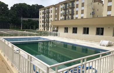 Imagem: O apartamento possui 1 Dormitório, 1 Banheiro, 1 Vaga na garagem