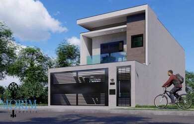 Imagem: A casa possui 3 Dormitórios, 3 Banheiros, 2 Vagas na garagem