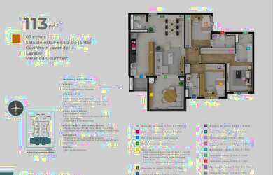 Imagem 10: Apartamento LIVT - BILD 113 m² - R$ 850.000,00 - Jardim Olhos D x27 Agua...