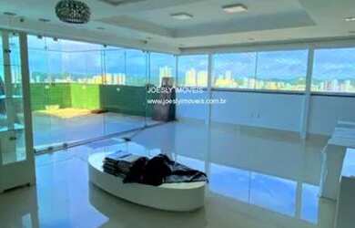 Imagem: O apartamento na cobertura possui 3 Dormitórios, 4 Banheiros