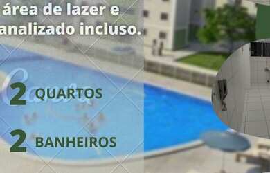 Imagem: O apartamento possui 2 Dormitórios, 2 Banheiros, 1 Vaga na