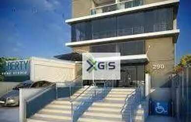 Imagem: O apartamento possui 1 Dormitório, 1 Banheiro, 1 Vaga na garagem