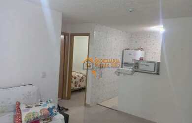 Imagem: O apartamento possui 2 Dormitórios, 1 Banheiro, 1 Vaga na garagem