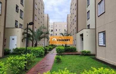 Imagem: O apartamento possui 2 Dormitórios, 1 Banheiro, 1 Vaga na garagem