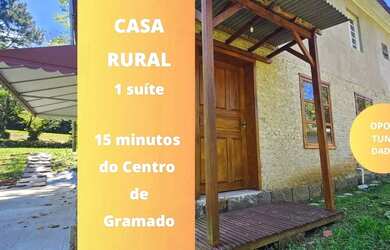 Imagem: A casa possui 1 Dormitório, 1 Banheiro, 1 Vaga na garagem e