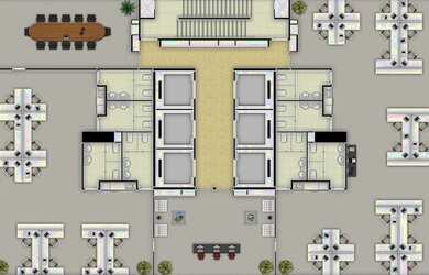 Imagem 9: Salas comerciais, conjunto com 364 m², 11 vagas, pronto para uso - Centro...