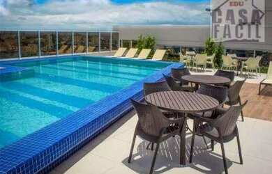 Imagem: O apartamento possui 1 Dormitório, 1 Banheiro, 1 Vaga na garagem