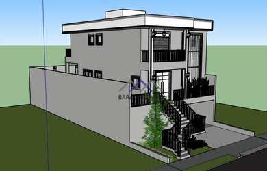 Imagem: A casa em condomínio possui 3 Dormitórios, 4 Banheiros e 250m²