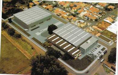 Imagem: O depósito possui 5.976m² de Área e está localizado em