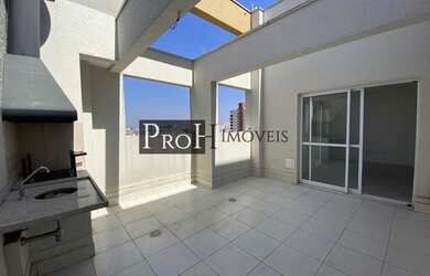 Imagem: O apartamento na cobertura possui 3 Dormitórios, 2 Banheiros