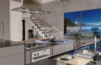 Imagem: A casa em condomínio possui 4 Dormitórios, 4 Banheiros, 4