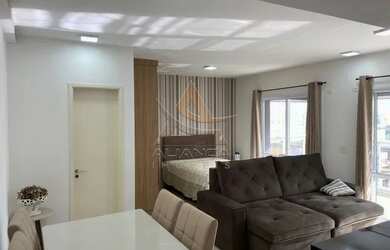 Imagem: O studio possui 1 Dormitório, 1 Banheiro, 1 Vaga na garagem