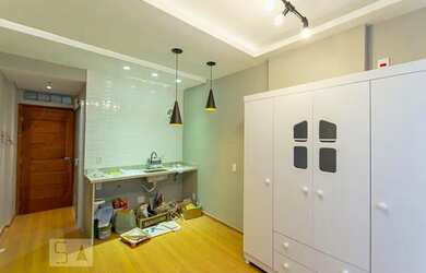 Imagem: O studio para alugar possui 1 Dormitório, 1 Banheiro e 24m²