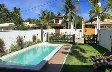 Imagem: A casa em condomínio possui 4 Dormitórios, 5 Banheiros, 5