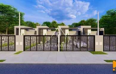 Imagem: A casa possui 2 Dormitórios, 2 Banheiros, 2 Vagas na garagem