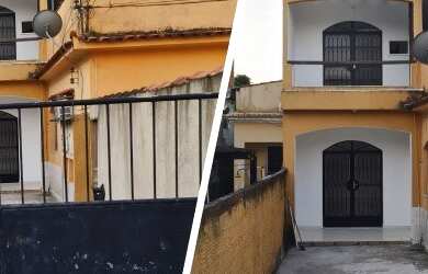 Imagem: A casa possui 3 Dormitórios, 2 Banheiros e 1 Vaga na garagem