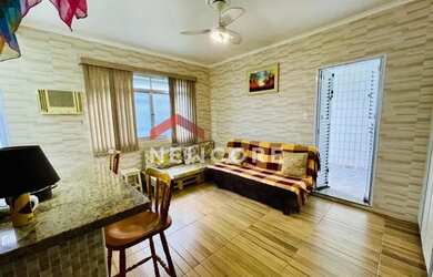 Imagem: O apartamento possui 1 Dormitório, 1 Banheiro, 1 Vaga na garagem