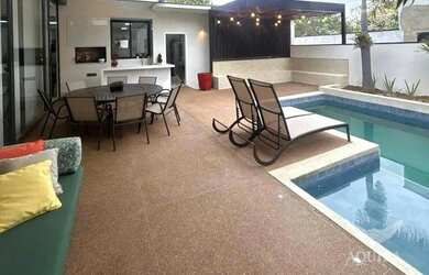 Imagem: A casa em condomínio possui 3 Dormitórios, 5 Banheiros, 5