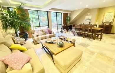 Imagem: O apartamento na cobertura possui 4 Dormitórios, 4 Banheiros