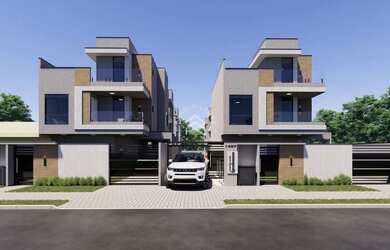 Imagem: A casa em condomínio possui 3 Dormitórios, 4 Banheiros, 2