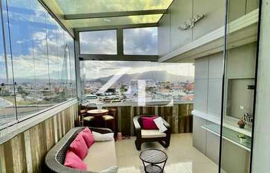 Imagem: O apartamento na cobertura possui 2 Dormitórios, 2 Banheiros