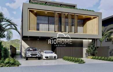 Imagem: A casa em condomínio possui 5 Dormitórios, 5 Banheiros, 2