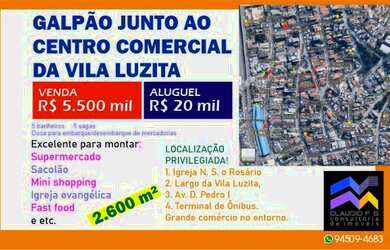 Imagem: O depósito possui 5 Vagas na garagem, 2.100m² de Área e