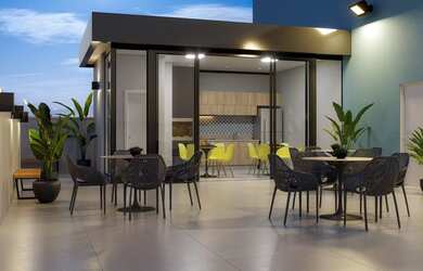 Imagem: O apartamento possui 2 Dormitórios, 2 Banheiros, 1 Vaga na