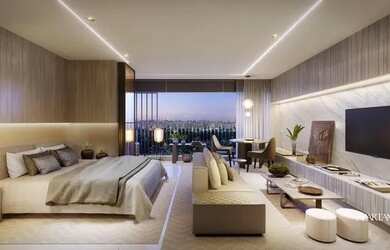 Imagem: O apartamento possui 1 Dormitório, 1 Banheiro, 27m² de Área