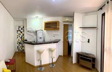 Imagem: O studio possui 1 Dormitório, 1 Banheiro, 1 Vaga na garagem