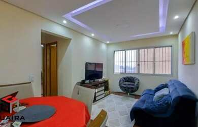 Imagem: O apartamento possui 2 Dormitórios, 1 Banheiro, 1 Vaga na garagem