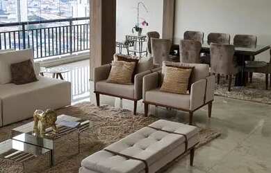 Imagem: O apartamento na cobertura possui 4 Dormitórios, 5 Banheiros