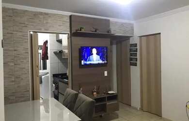 Imagem: O apartamento possui 2 Dormitórios, 1 Banheiro e 49m² de Área