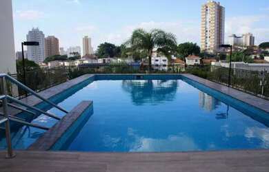 Imagem: O apartamento possui 1 Dormitório, 1 Banheiro, 1 Vaga na garagem