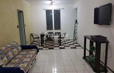 Imagem: O apartamento possui 1 Dormitório, 2 Banheiros, 1 Vaga na garagem