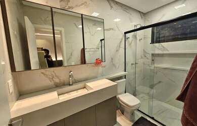 Imagem 5: Casa Mobiliada no Alphaville 4 com 4 suítes + Escritório Espaço gourmet com churrasqu e Pi