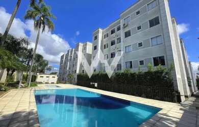 Imagem: O apartamento possui 2 Dormitórios, 1 Banheiro, 1 Vaga na garagem