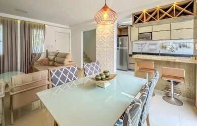 Imagem: A casa em condomínio possui 3 Dormitórios, 2 Banheiros, 4