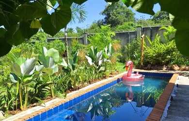 Imagem: A casa em condomínio possui 4 Dormitórios, 5 Banheiros, 4