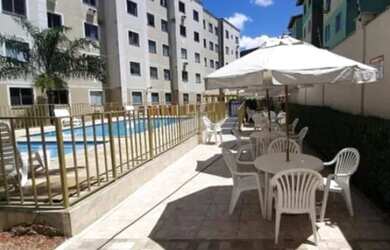 Imagem: O apartamento possui 2 Dormitórios, 1 Banheiro, 1 Vaga na garagem