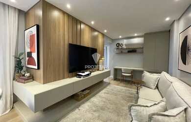 Imagem: O apartamento possui 2 Dormitórios, 1 Banheiro, 1 Vaga na garagem