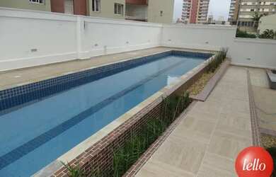 Imagem: O apartamento possui 1 Dormitório, 1 Banheiro, 2 Vagas na garagem