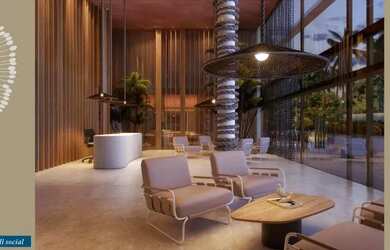 Imagem: O apartamento possui 1 Dormitório, 1 Banheiro, 1 Vaga na garagem