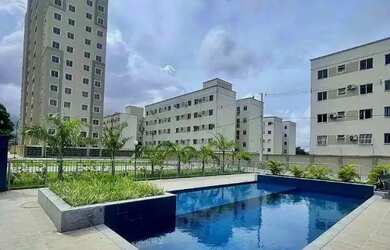 Imagem: O apartamento possui 2 Dormitórios, 1 Banheiro, 1 Vaga na garagem